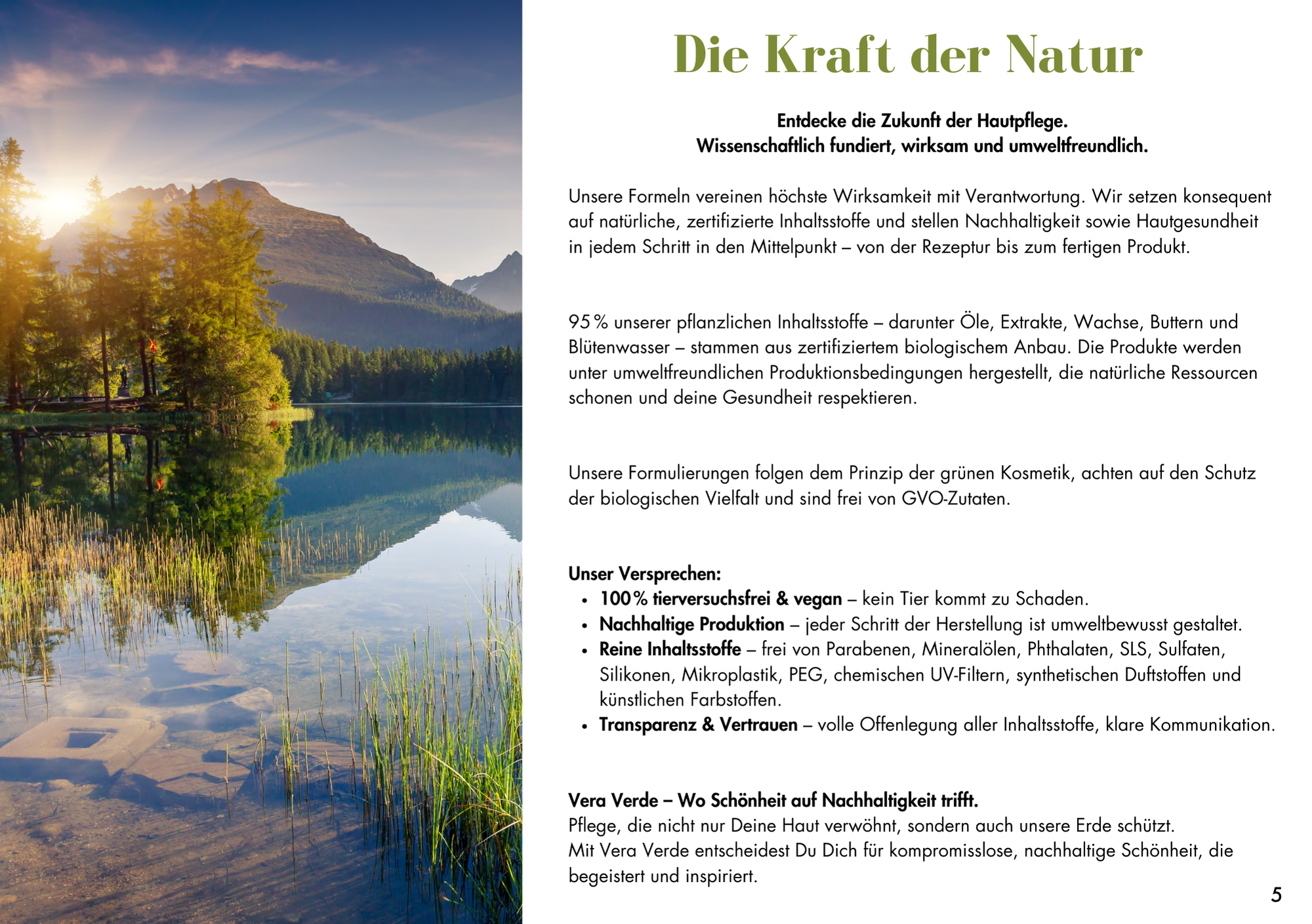 Vera Verda - Organic Skincare  Katalog